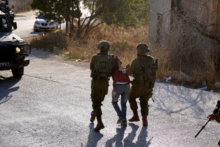 arrestos en Ramallah