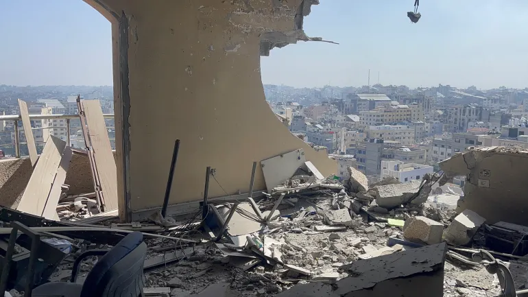 AFP Gaza office server room