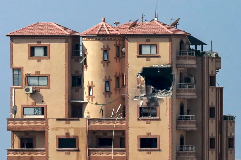 Hajji building in Gaza City